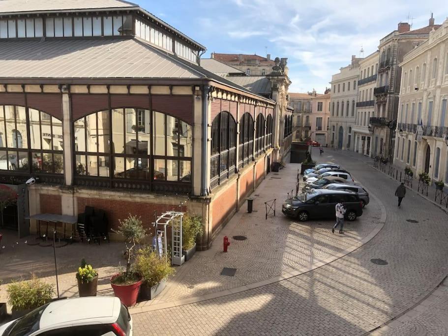 Vue Sur La Place Des Halles, Art Apparts Béziers Kültér fotó