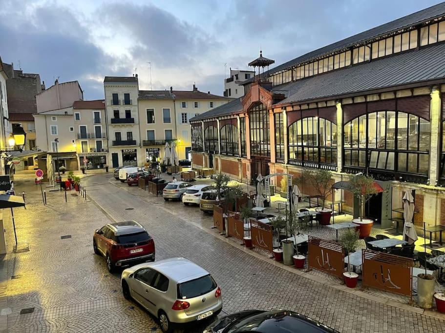 Vue Sur La Place Des Halles, Art Apparts Béziers Kültér fotó